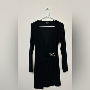 Marciano Wrap Black Short Stretchy Dress Size S